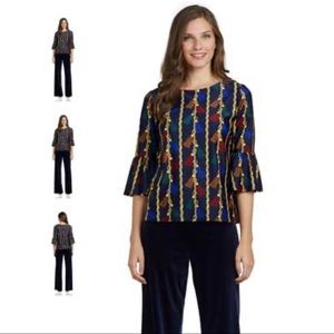 Like New Jude Connally Dixie Top Holiday Tassel